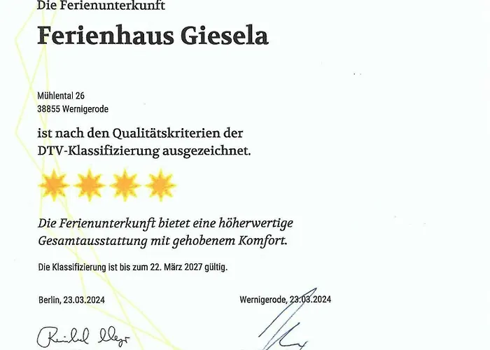 Giesela **** Vakantiehuis Wernigerode